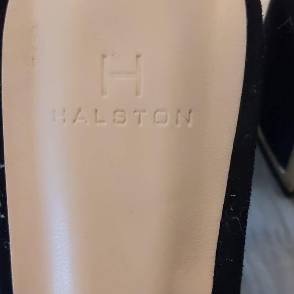 Halston vegan suede mules. - Picture 2 of 7